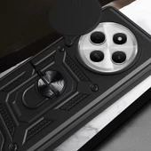 Xiaomi Redmi 14C 4G Kılıf Magnetik Standlı Kamera Korumalı Sürgülü Vega Kapak thumbnail 6