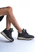 Sersp Siyah Günlük Rahat Sneaker Hafif Spor Ayakkabı - 3