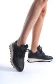 Sersp Siyah Günlük Rahat Sneaker Hafif Spor Ayakkabı - 1