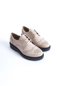 Yampa Ten Süet Oxford Günlük Rahat Kadın Ayakkabı - 2