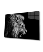 Aslan Dekoratif ve Modern Cam Tablo - 1