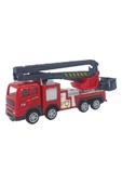 Alevlerle Savaşmaya Hazır Mısın? 360 Derece Dönen Vinçli İtfaiye Aracı 16cm. - 5