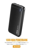 Azeada 10000 mAh 5v-2a Powerbank Type-C / Usb Giriş Led Işıklı Gösterge - 3