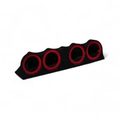 Universal Kırmızı Renkli Halkalı Pandizot 4x16 cm - 2