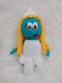 Tatlı Şirine Bebek Amigurumi Organik Oyuncak - 1