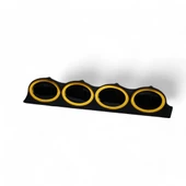 Universal Sarı Renkli Oval Halkalı Pandizot 4x69 cm - 3