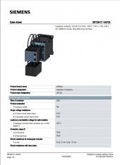 Siemens 3RT2617-1AP03 12,5 Kvar Kompanzasyon Kontaktörü - 3
