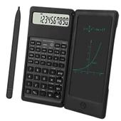 Hesap Makinası Silinebilir LCD Yazı Tabletli Kalemli Katlanabilir Bilimsel Hesap Makinesi - 5