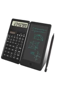 Hesap Makinası Silinebilir LCD Yazı Tabletli Kalemli Katlanabilir Bilimsel Hesap Makinesi - 2