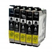 Epson T1281 Siyah Muadil Kartuş 5'li Avantaj Paket - 2