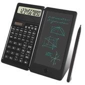 Hesap Makinası Silinebilir LCD Yazı Tabletli Kalemli Katlanabilir Bilimsel Hesap Makinesi - 3