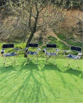 NURGAZ CAMPOUT 4'LÜ MOGAN SANDALYE SET - 1