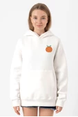 One Piece Anime Mera Mera Devil Fruit Beyaz Kadın 3ip Kapşonlu Sweatshirt - 1