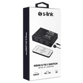 S-link SL-HSW75 HDMI 5in1 Otomatik 5Li Metal Switch - 2