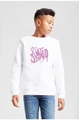 Arcane Get Jinxed Beyaz Çocuk 2ip Sweatshirt - 1