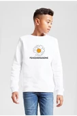 G-Dragon Peaceminusone Beyaz Çocuk 2ip Sweatshirt - 1