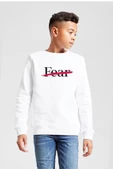 Rolling Quartz Fearless Beyaz Çocuk 2ip Sweatshirt - 1