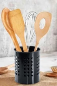 Metal Siyah Kaşıklık - 1