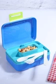 Design Kendinden Kaşıklı 5 Bölmeli 2 Katlı Beslenme Kutusu - 1