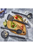 4 Parça Yanmaz Yapışmaz Teflon Kaplama Servis Seti Kepçe Kevgir Spatula Kaşık Plastik Servis Takımı thumbnail 1