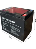 Yiğit Akü 12V 80AH Jel Elektrikli Bisiklet Aküsü - 2