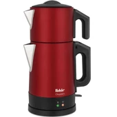 Fakir Chaizen Paslanmaz Çelik 1800W Çay Makinesi - Kırmızı - 1