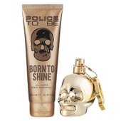 Police To Be Born To Shine EDT 75 ml+All Over Body Shampoo 100 ml Erkek Parfüm Seti - 1