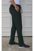 GILAPA Erkek Dokuma Yeşil  Jogger Pantolon - 2