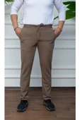 GILAPA Erkek Vizon Örme Jogger Pantolon - 1
