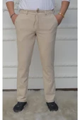 GILAPA Erkek Dokuma Bej Jogger Pantolon - 1