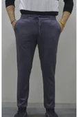 GILAPA Erkek Mavi Çelik Örme Jogger Pantolon - 1