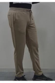 GILAPA Erkek Bej Çelik Örme Jogger Pantolon - 2