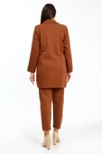 Kadın Double Kumaş Blazer Ceket - 8
