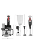 Karaca Pro-Multimax Mutfak Robotu Black Red 2000 W - 7