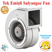 Havalandırma Aspiratörü Salyangoz Fan BDRAS120-60 Alüminyum Gövdeli Metal Kirli Hava Kötü Koku thumbnail 1