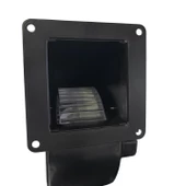 Havalandırma Aspiratörü Salyangoz Fan BDRS140-60 Tek Emişli Kirli Hava Kötü Koku Metal Vantilatör - 4