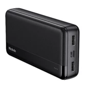 Mcdodo MC-1370 20000 mAh Çift USB Çıkışlı 5V 2.1A LED Göstergeli Siyah Powerbank - 1
