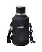 NURGAZ CAMPOUT ÇİFT KATMANLI TERMOS 2000 ML SİYAH - 2