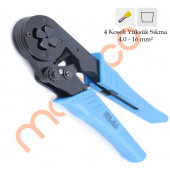 maasco HSC8 16-4 (4 Koşeli Yüksük Sıkma Pensesi 4-16 mm2 arası) - 1