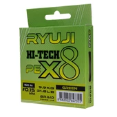 Ryuji HI-Tech PE 8B Green 150m İp Misina Kalınlık (mm) : 0,23mm - 1