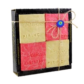 bitkiselce Doğal El Yapımı Kantaron Yağlı & Pirinç Özlü Sabun Seti / 4'lü Cilt Bakım Sabunu 450 Gr. - 1