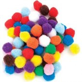 Puti Pom Pom Karışık 10mm-20mm-30 mm - 1