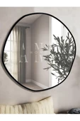 ant home arya 80 cm ayna asimetrik ayna, dekoratif ayna, duvar aynası banyo aynası holl aynası - 2
