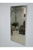 ant home Dekoratif Baklava Desenli Bizoteli Salon Aynası Ofis Aynası Konsol Aynası 120cm X 60cm - 5