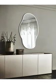 ant home Asimetrik Ayna, Konsol Aynası, Dresuar Aynası, Tuvalet Aynası, Şişecam Ayna 90x50cm - 3
