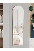 ant home dekoratif ayna mdf oval boy ayna duvar aynası 165 X 45 cm - 2