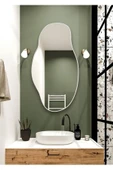 ant home Asimetrik 75X40  cm Konsol Aynası, Dresuar Aynası, Tuvalet Aynası, Holl Aynası, Banyo Aynası thumbnail 5