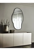 ant home Asimetrik Ayna, Konsol Aynası, Dresuar Aynası, Tuvalet Aynası, Şişecam Ayna 90x50cm thumbnail 3