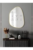ant home Asimetrik Ayna 75X55 cm Konsol Aynası, Dresuar Aynası, Duvar Aynası, 1.kalite Şişecam Ayna - 2