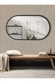 ant home Model Alfa Dekoratif Ayna Duvar Aynası Konsol Aynası Mdf Elips Ayna - 3